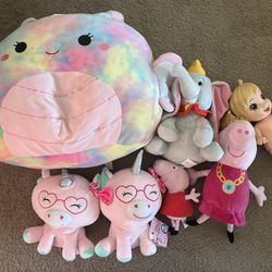 Girls Stuffed Animal Bundle 