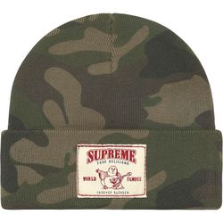 Supreme®/True Religion® Beanie, Olive Camo (F/W 2025, Week 13)