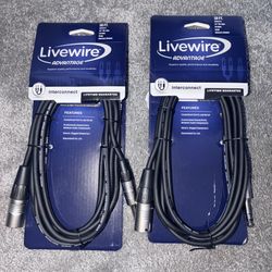 Livewire Essential Interconnect Cable 1/4" TRS Male to XLR Female 10 ft. Black 