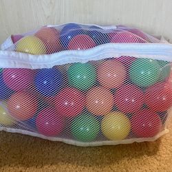 Bright colorful Play Balls w/ Mesh Bag!