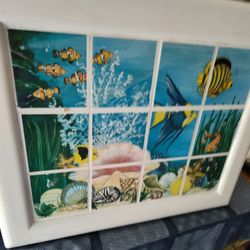 Wooden Framed Wall Picture