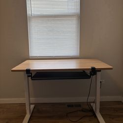 Standing Desk + Optional Free Keypad Holder + Chair + Laptop Stand