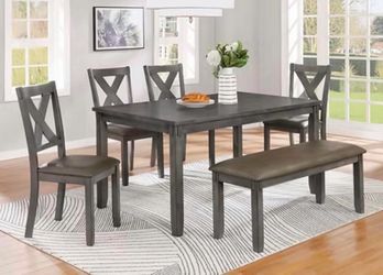 Brand new brown dining room table set