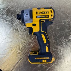 Used tested DCF887 brushless impact driver DeWalt 1/4” 3-Speed (used, no battery included, tool only)