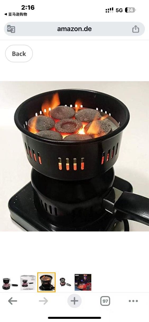 Electric Charcoal burner