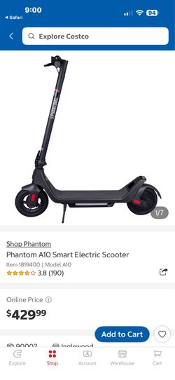 Phantom A10 electric scooter