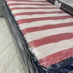 Twin size euro top mattress