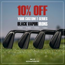 Custom T-Series Black Vapor Iron Sets