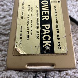Eldon Power Pak Transformer - Slot Car 