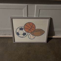 Boys Letter Board Frame 
