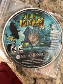 Return to ravenhurst pc cd Rom game