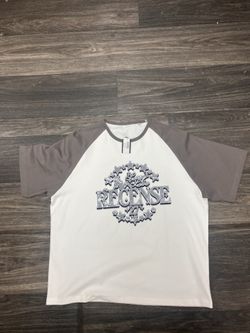 White and Gray Raglan T-Shirt