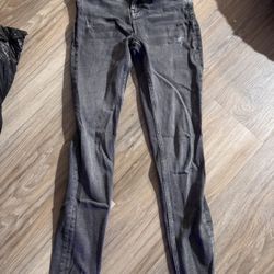 ZARA High Waisted Grey Jeans