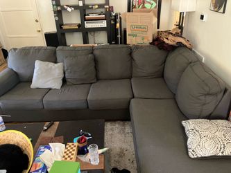 L-shaped couch