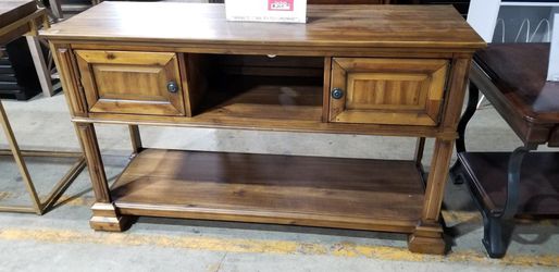 BARGER CONSOLE TABLE.