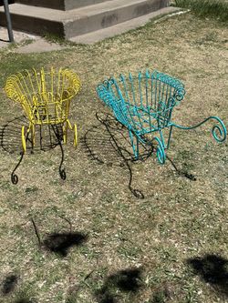 Metal Basket Planters, 4 Ft. Long, 17” Tall, 2/For $60