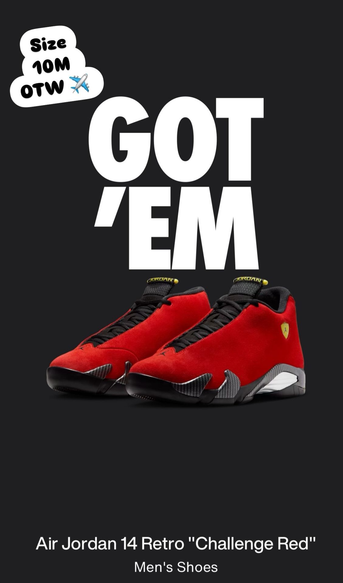 Jordan 14 Ferrari