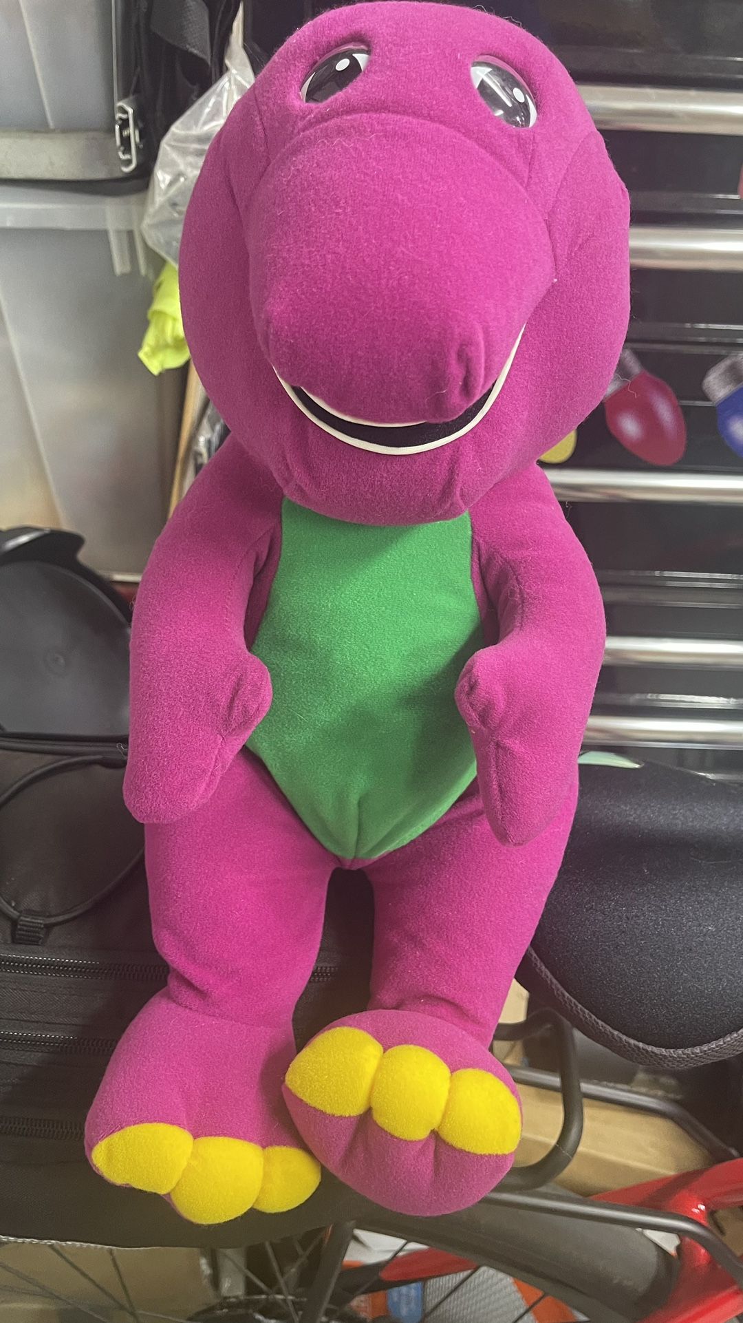 Talking Barney Doll. 12” 1996 Hasbro play school