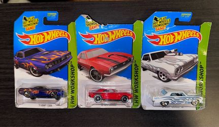 Hot Wheels HW Workshop Cars – Set of 3