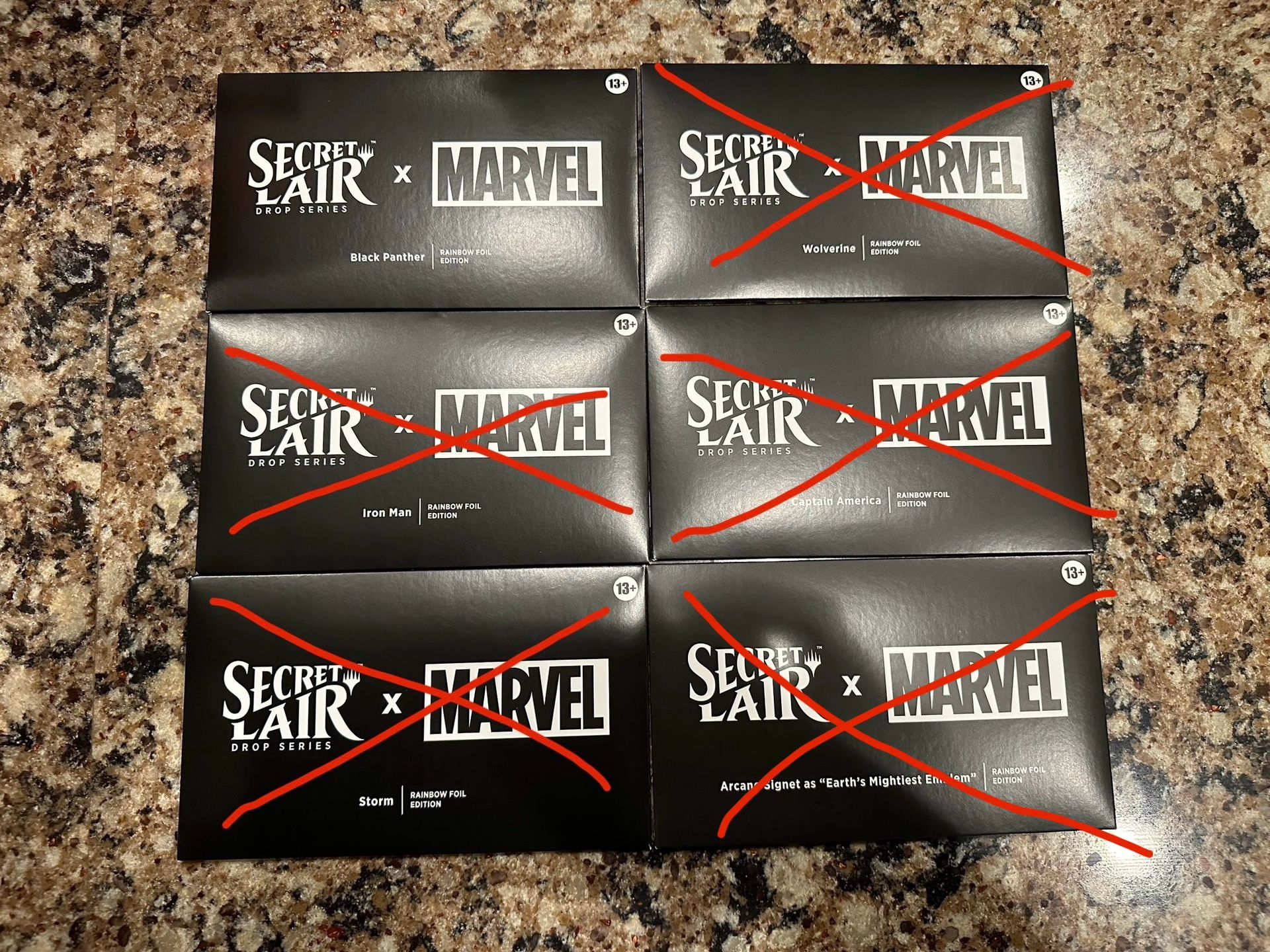 Secret Lair Marvels - The Astonishing Bundle (1 Foil Set Left) (Black Panther - Foil) 