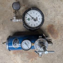 Air Regulator + Pressure Gauge Bundle