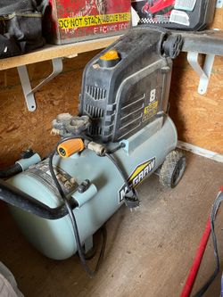 McGraw 8 gallon-air compressor (used for painting)