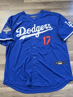 Dodgers Blue Jersy Size Xxl #17  OHTANI