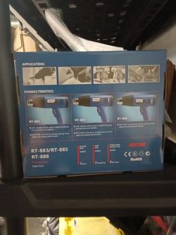 Vinyl wrap heat gun