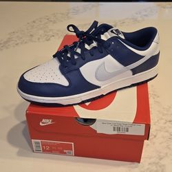 Men's Nike Dunks Deep Royal & Football Gray sz 12
