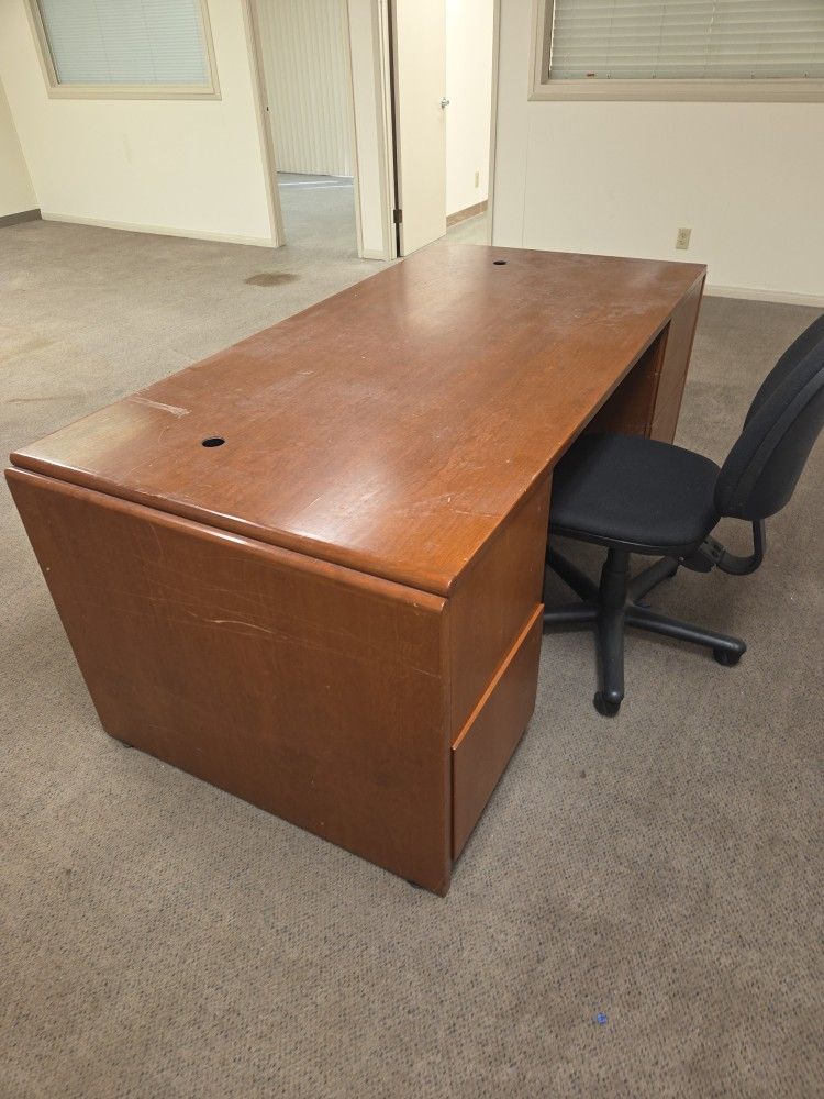 Solid Wood Office Desk