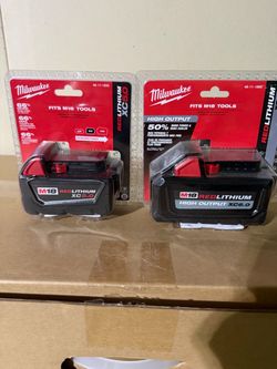 Milwaukee batteries