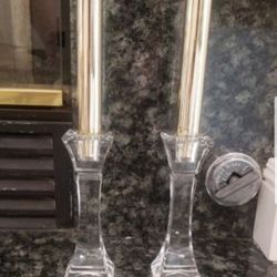 Crystal candle Holders