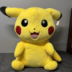 Life size giant Pikachu Pokemon plush TESO Exclusive