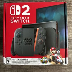 Nintendo Switch 2 Mario Kart World Bundle New