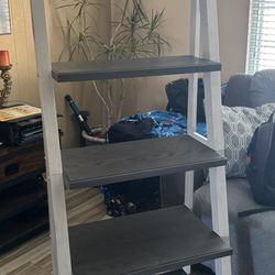 Ladder bookcase, Tier Shelf