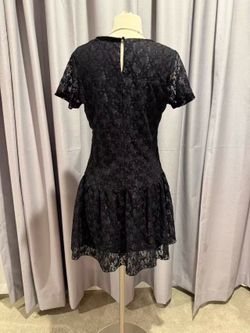 Black lace dress