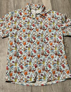 Disney Seven Dwarfs Button-Up shirt Snow White small