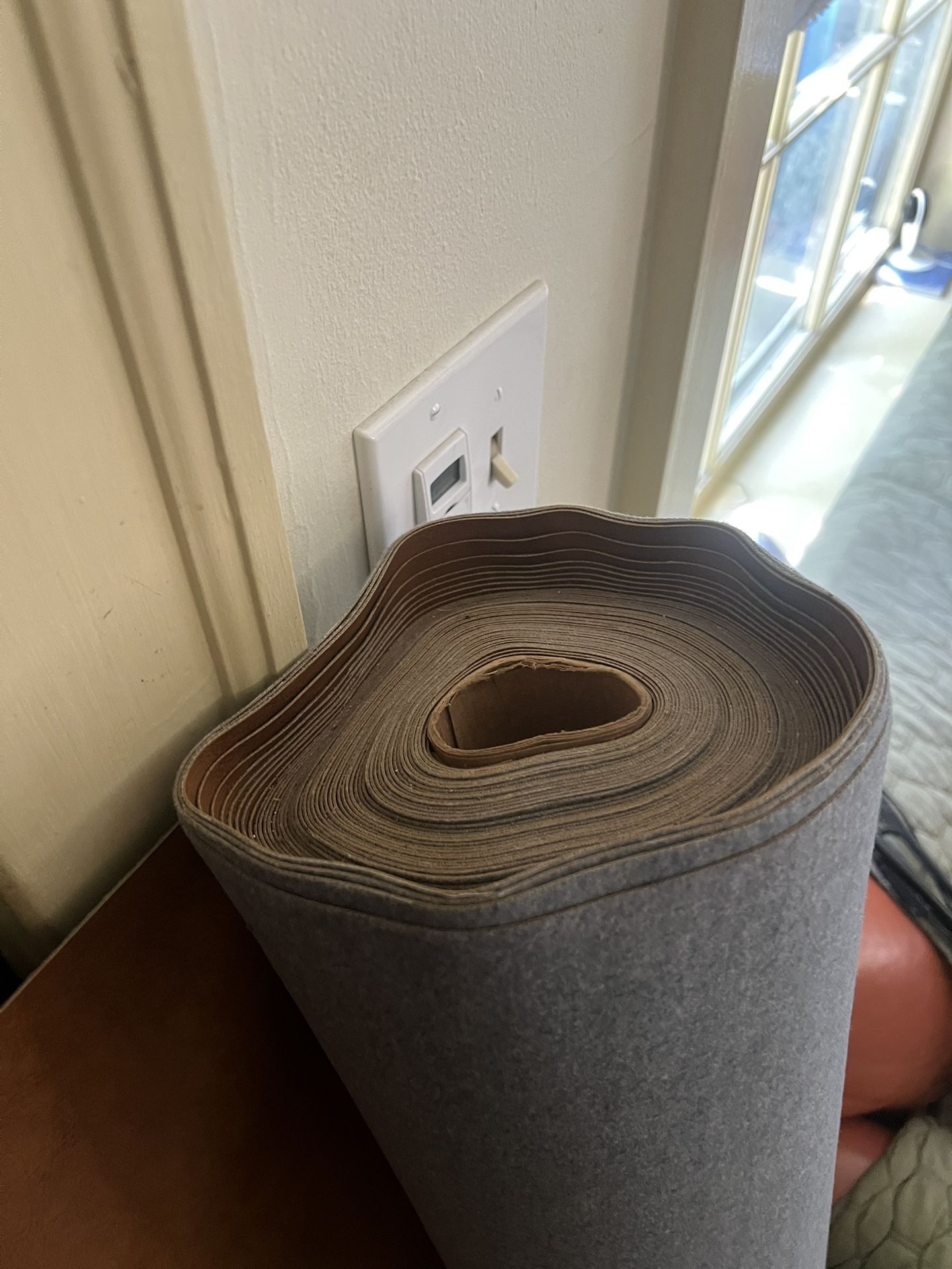 Roll Of Leather Or Pleather Fabrics C