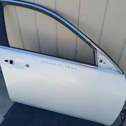 Right Door Pearl White Acura Tsx O4 To 2008