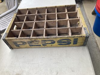 Vintage PEPSI Soda Pop Crate