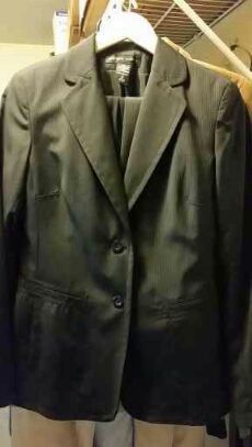 New York pinstripe suit size 6