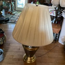 A Beautiful , Old , Table Lamp, Pretty Big, About 25” Tall (NO SHIPPING)