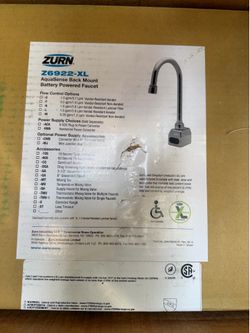 Zurn sensor faucet