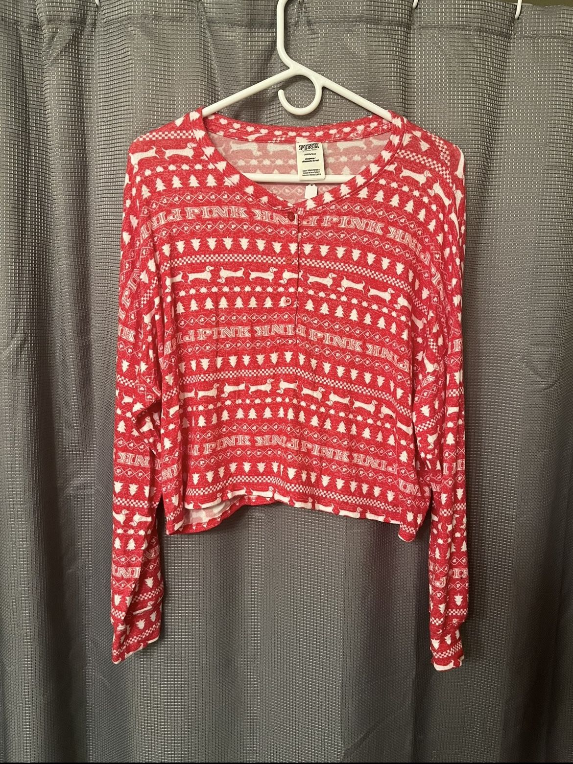 P I N K Pajama Shirt 