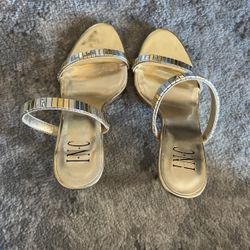 Gold High Heels