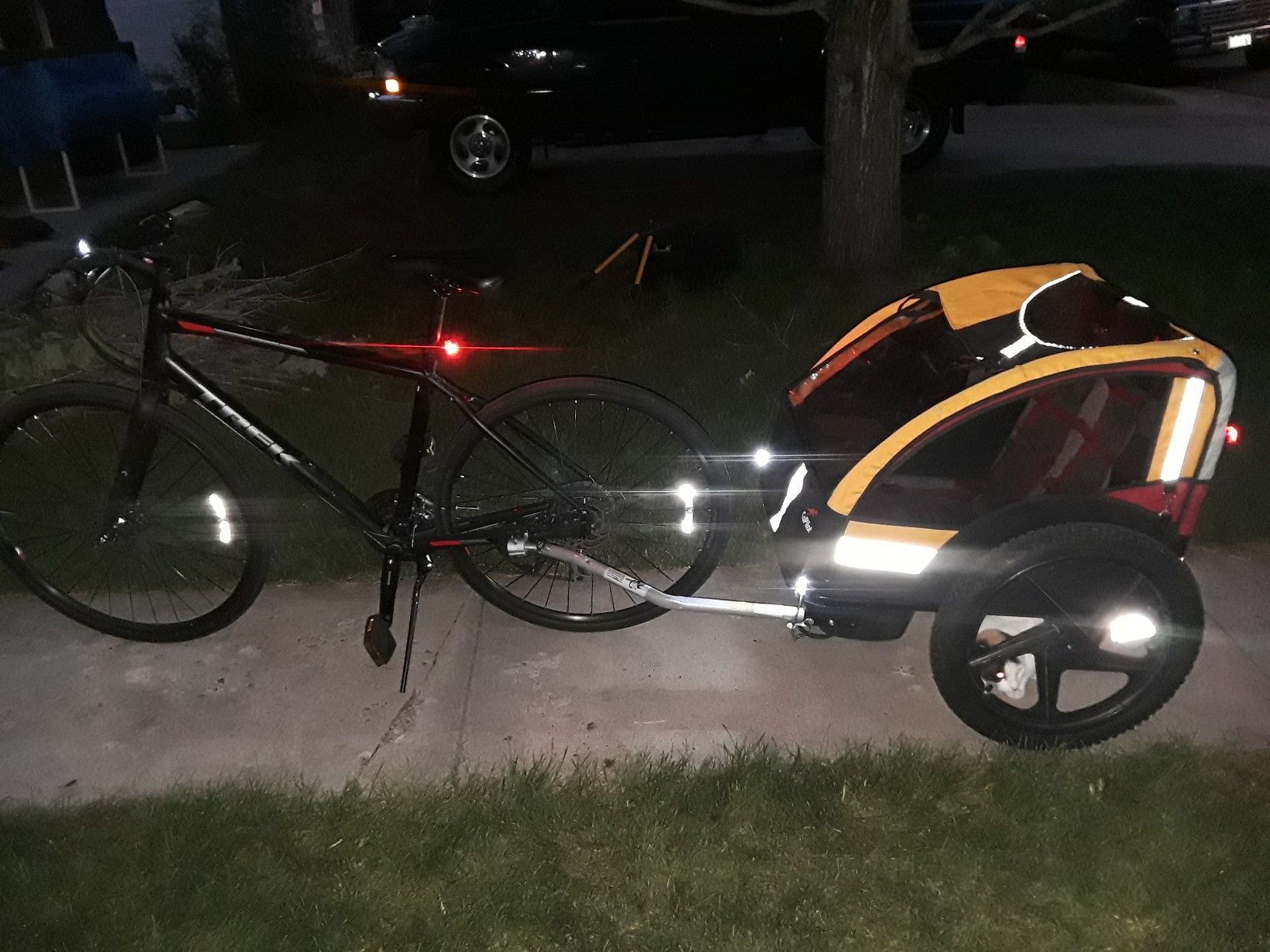 Bike and trailer