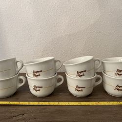 8 Ipa Italy Saquella Caffe Demitasse Espresso Napoli Coffee Cups