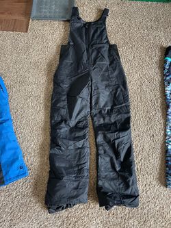 kids black snow pants