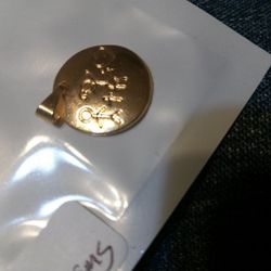 Gold Stick Figure Necklace Centerpiece