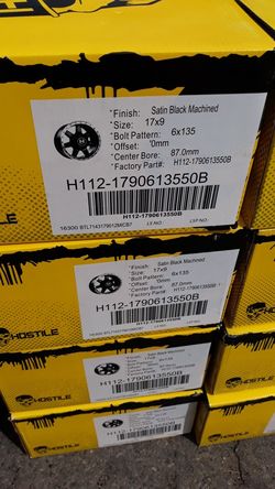 4 new wheels 17 inch 6lugs $450